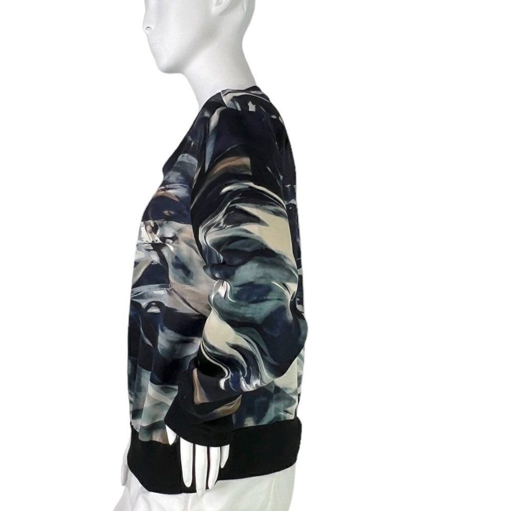 Three Eighty Two Long Sleeve Abstract Watercolor … - image 3